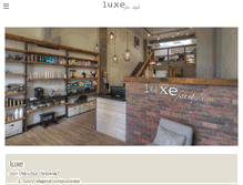 Tablet Screenshot of luxeforstyle.com
